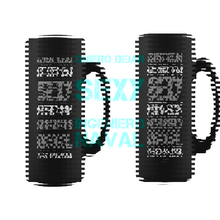 Hombre Regalo Ingeniero Naval Original Graduacion Taza de café