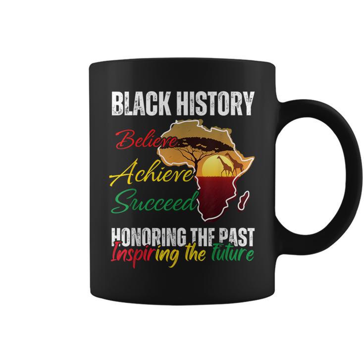 Honoring Past Inspiring Future Black History Pride Melanin Coffee Mug