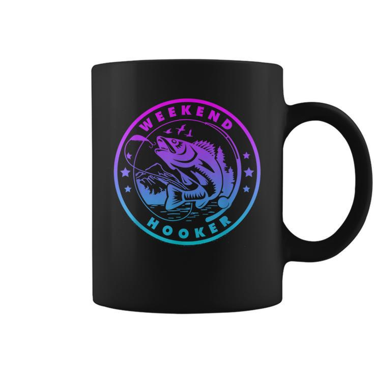Weekend Hooker Fish Father Day I'm A Hooker On The Weekend Coffee Mug