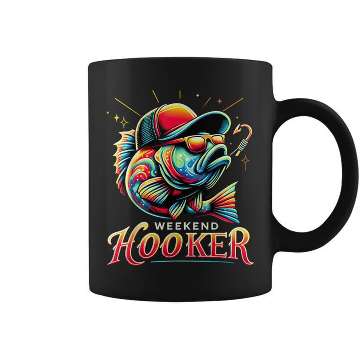 Weekend Hooker Bass Fishing Coffee Mug