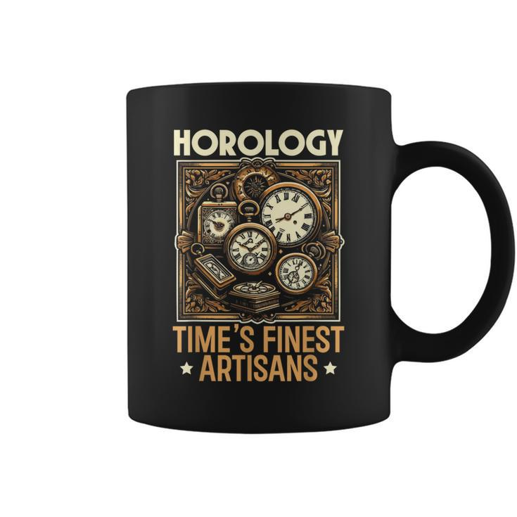Horology Watch Collector Clock Lover Watchmaker Horologist Coffee Mug