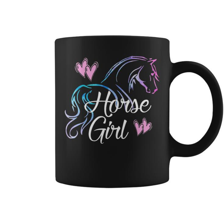 Horse Girl Equestrian Ridern Tween Kid Women Horse Lover Coffee Mug
