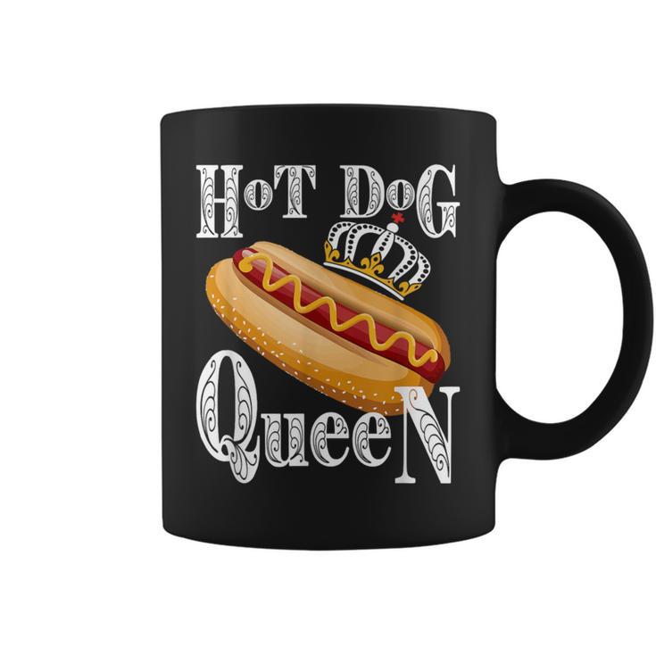 Hot Dog Queen Food Lover Sausage Party Graphic Coffee Mug