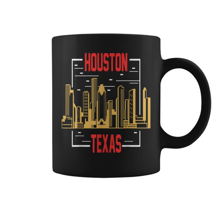 Houston Texas City With No Limits Skyline Coffee Mug