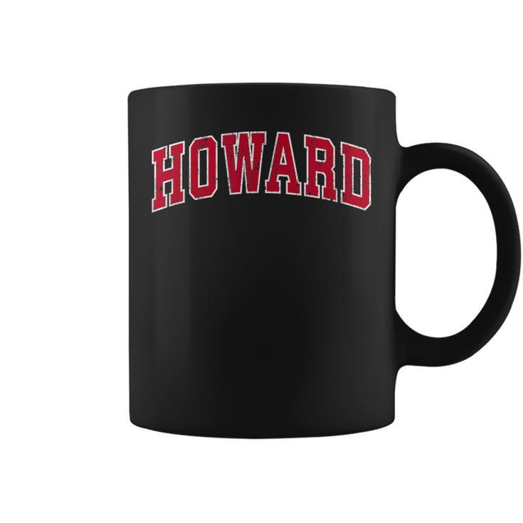 Howard Wisconsin Wi Vintage Sports Red Coffee Mug