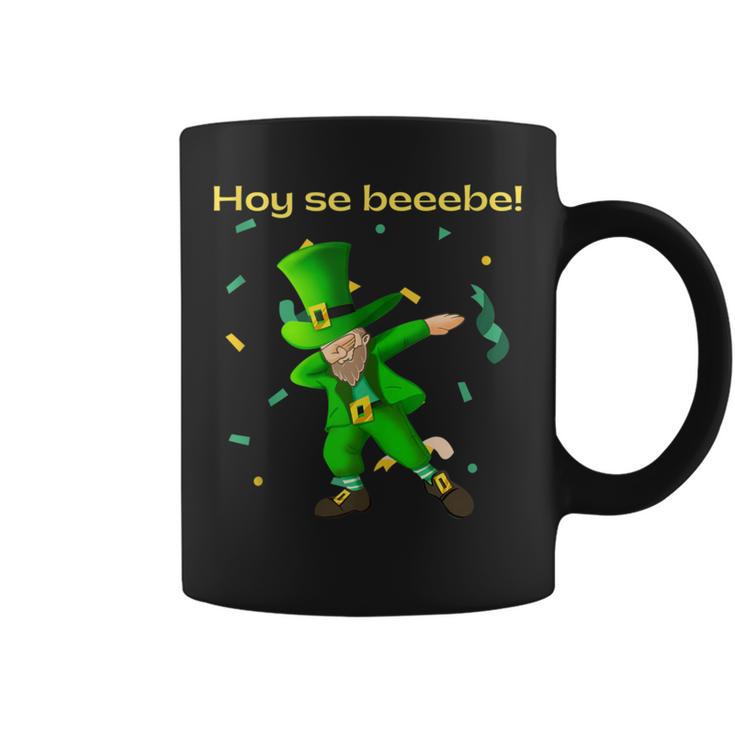 Hoy Se Bebe St Patrick Day Dabbing Leprechaun Coffee Mug