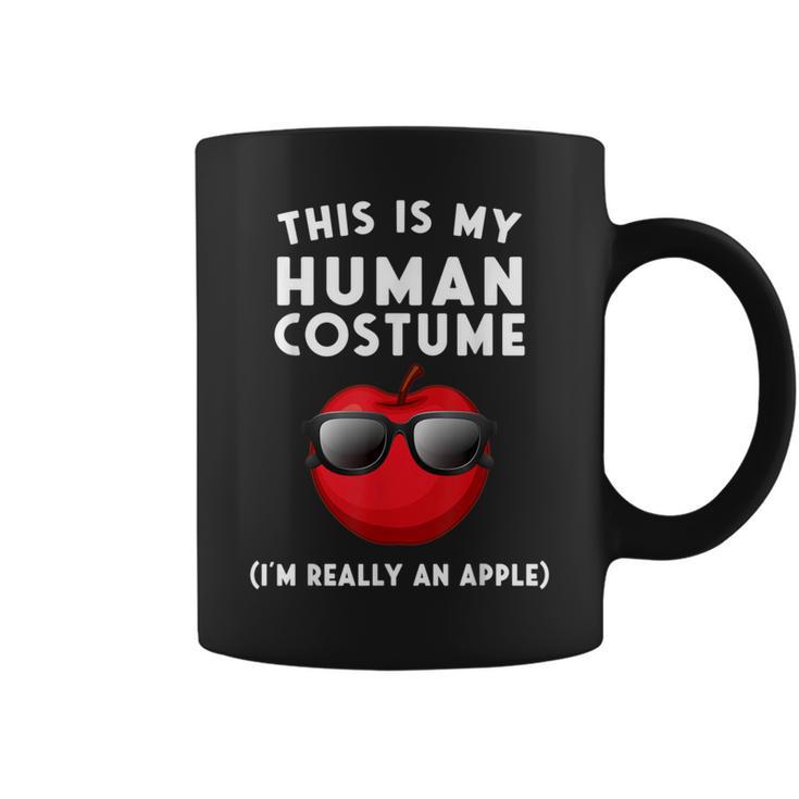 This Is My Human Costume I'm Really An Apple Coffee Mug