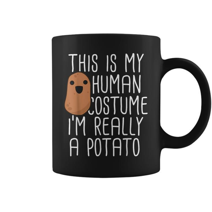 This Is My Human Costume I'm Really A Potato Yam Coffee Mug