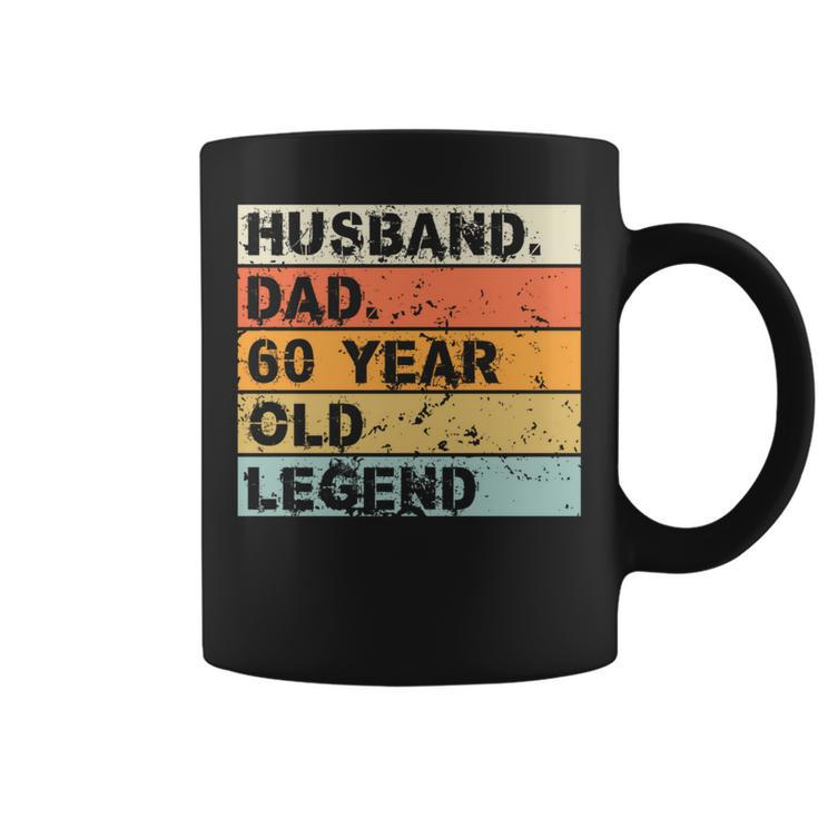 Husband Dad 60 Year Old Legend 60Nd Birthday Father's Day Coffee Mug
