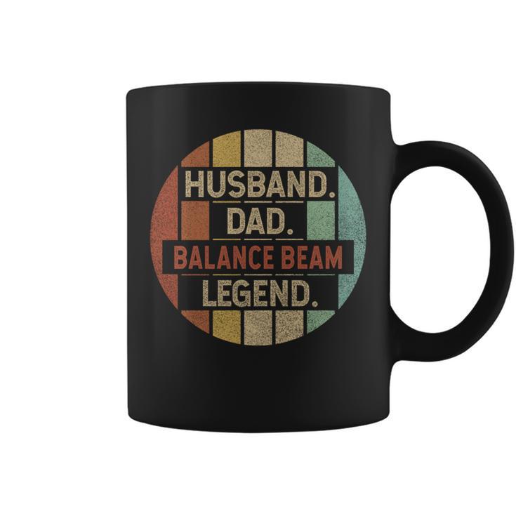 Husband Dad Balance Beam Legend Vintage Coffee Mug