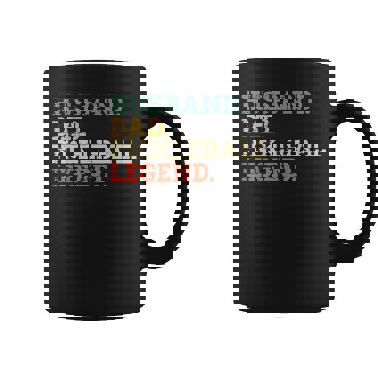 Husband Dad Pickleball Legend Pickle Ball Papa Grandpa Men Coffee Mug