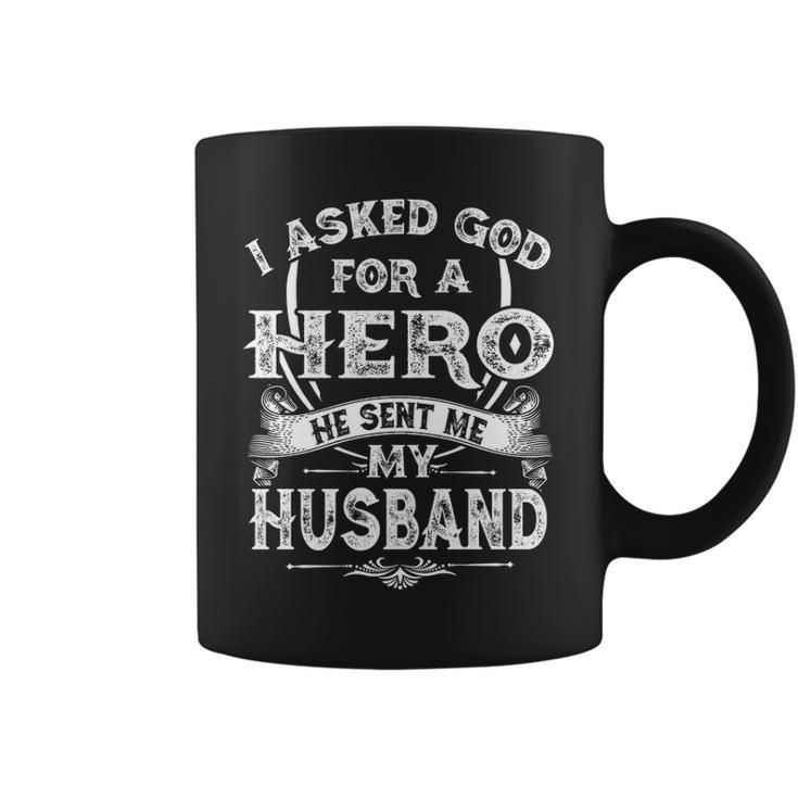 My Husband  My Hero Coffee Mug