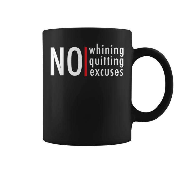 Hustle Gym No Whining Quitting Excuses Motivation Women Coffee Mug