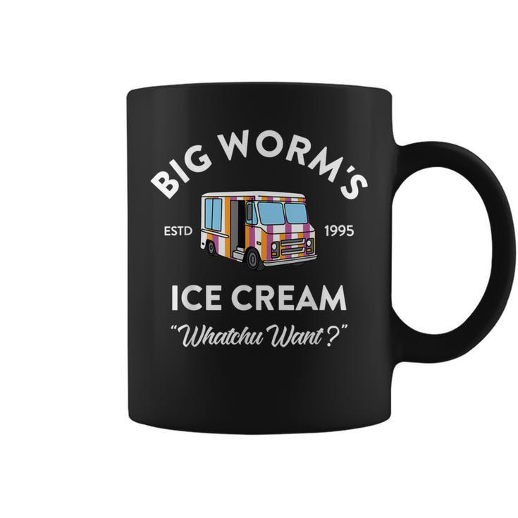Ice Cream Truck Vintage Big Worm's Ice Cream Whatchu Want Coffee Mug