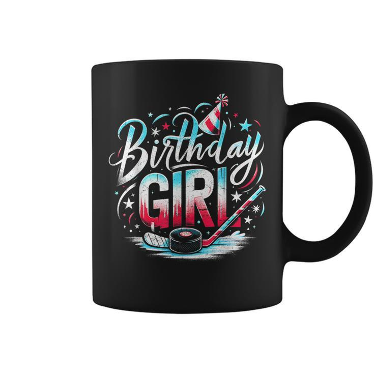 Ice Hockey Birthday Outfit For Girls Happy Birthday Girls Coffee Mug