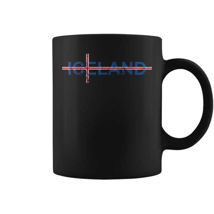 Iceland Flag Scandinavia Travel Vacation Pride Reykjavik Coffee Mug