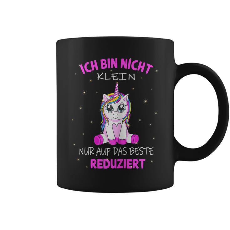 Ich Bin Nicht Klein Unicorn Saying Tassen