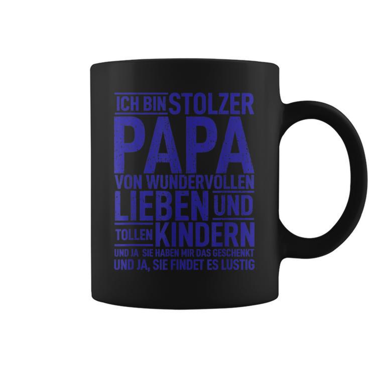 Ich Bin Stolzer Papaon Wundervollen Kindern Dad Der Welt Tassen