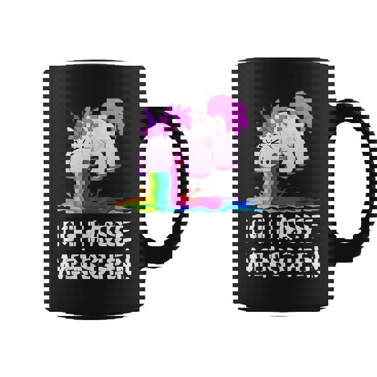Ich Hasse Menschen Kotzendes Einhorn Unicorn Fun Tassen