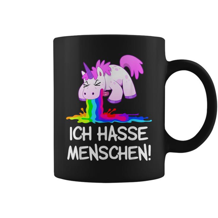 Ich Hasse Menschen Kotzendes Einhorn Unicorn Fun Tassen