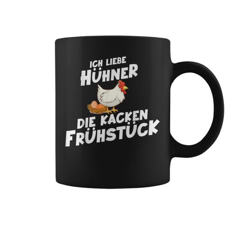 Ich Liebe Hühner Die Kacken Frühstück Tassen