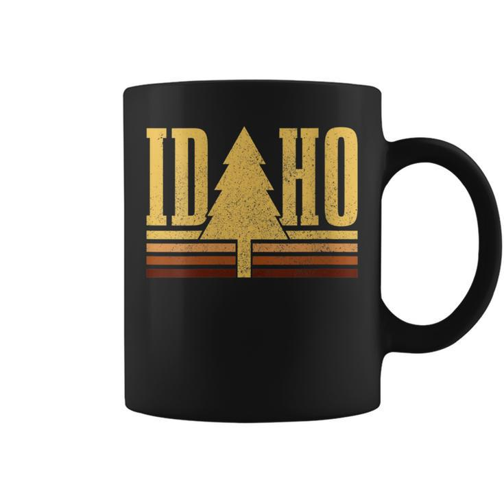 Idaho Vintage Tree State Pride Camping Hiking Idaho Coffee Mug