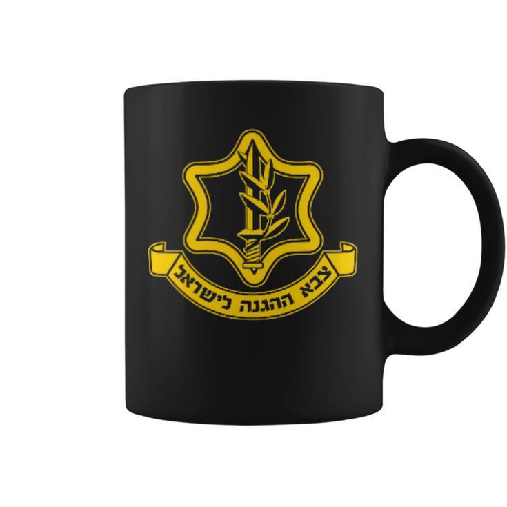 Idf Israel Defense Force Israeli Armed Forces Emblem Coffee Mug