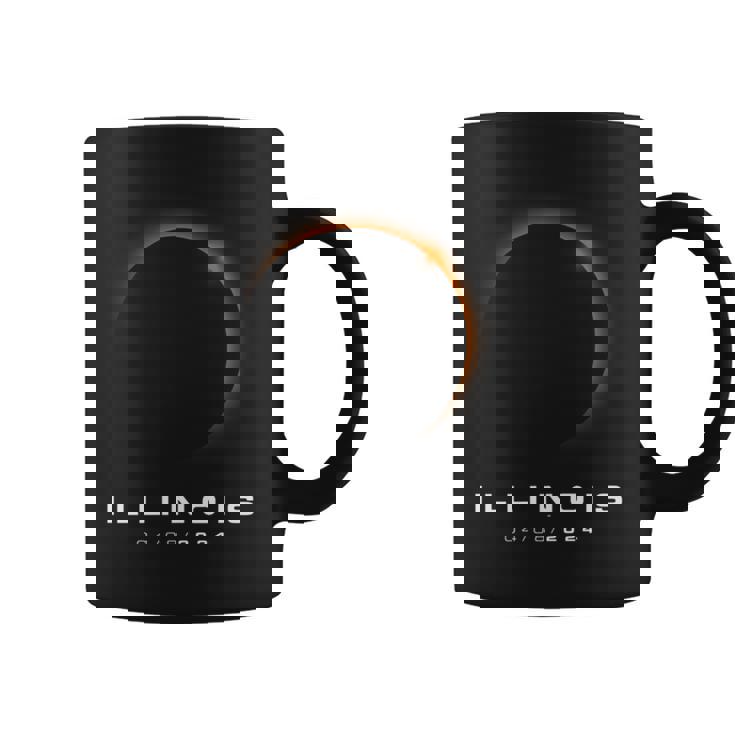 Illinois Total Solar Eclipse 2024 Illinois Solar Eclipse Coffee Mug