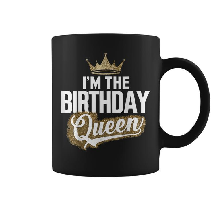 I'm The Birthday Queen Couples Matching Birthday Party Coffee Mug