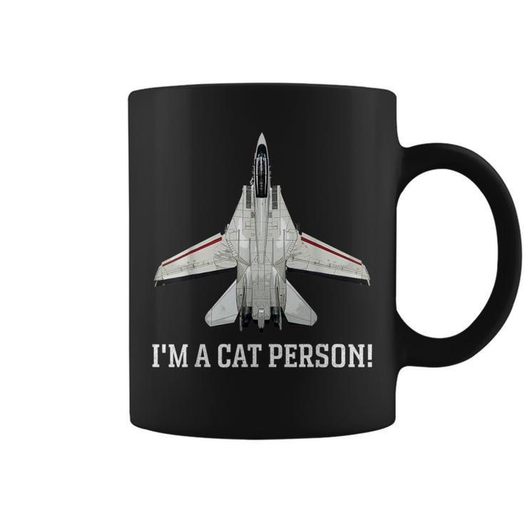 I'm A Cat Person F-14 Tomcat Coffee Mug