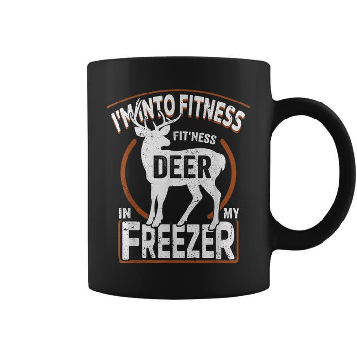 I'm Into Fitness Deer Freezer Dad Hunter Deer Hunting Coffee Mug