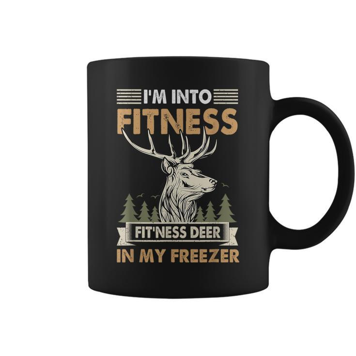 I'm Into Fitness Deer Freezer Hunting Hunter Dad Coffee Mug