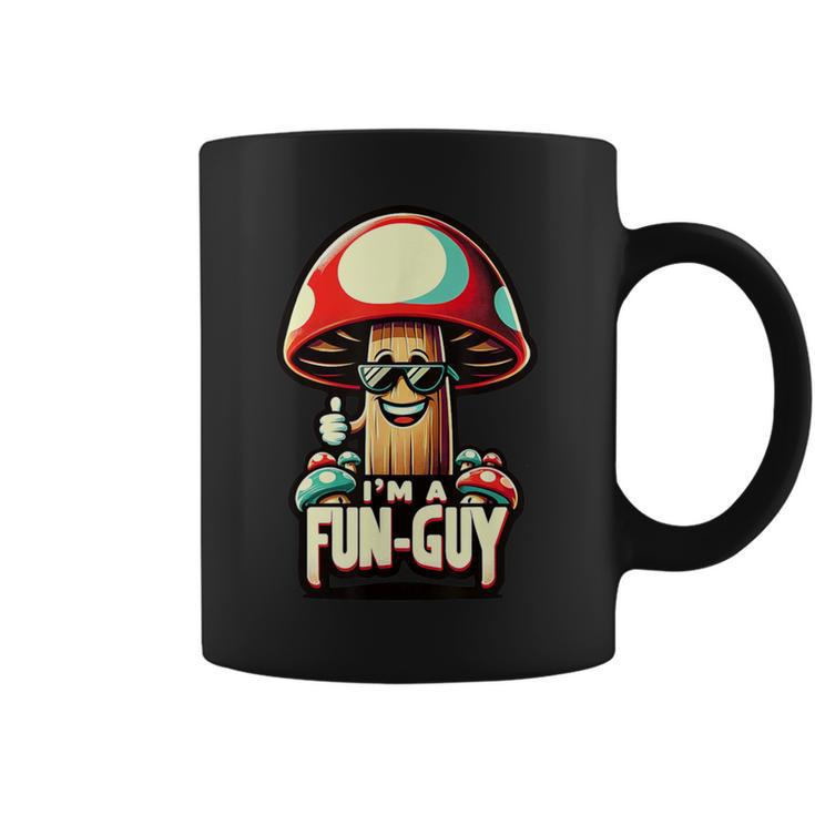 I'm A Fun-Guy' Amusing Mushroom Enthusiast's Pun Coffee Mug
