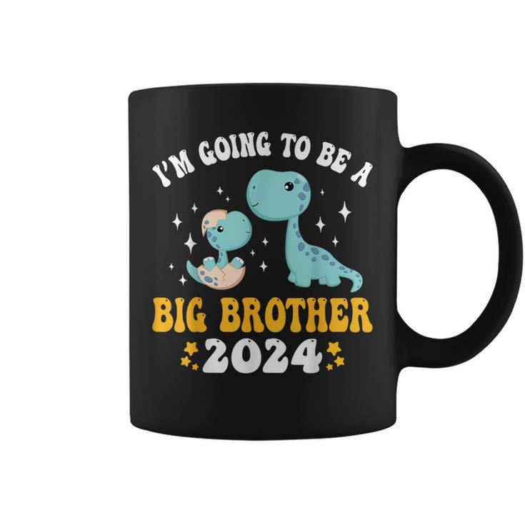 I'm Going To Be A Big Brother 2024 Announcement Dinosaur Coffee Mug