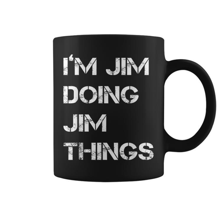 I'm Jim Doing Jim Things  Christmas Coffee Mug