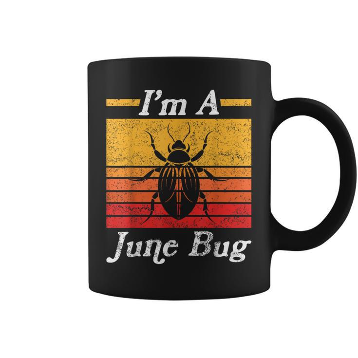 I'm A June Bug Vintage Style Insects Bug Retro Distressed Coffee Mug