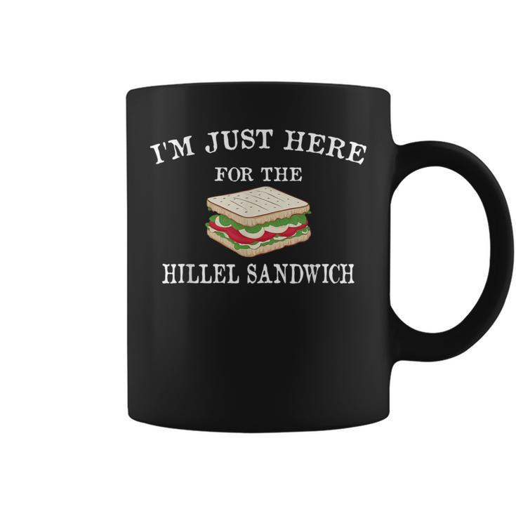 I'm Just Here For The Hillel Sandwich Passover Seder Matzah Coffee Mug