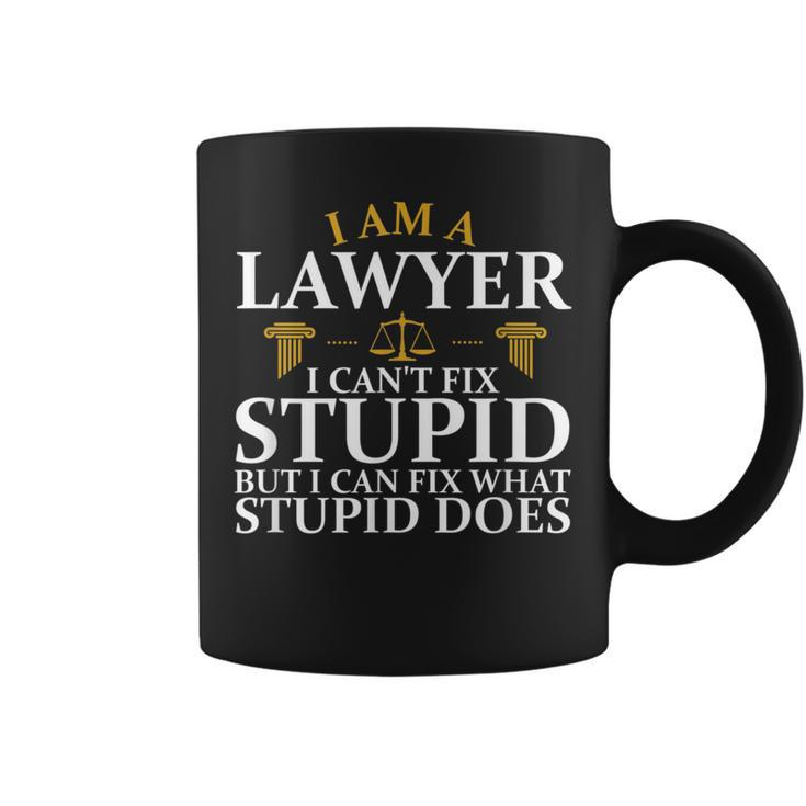 I'm A Lawyer I Can't Fix Stupid Litigator Attorney Law Coffee Mug