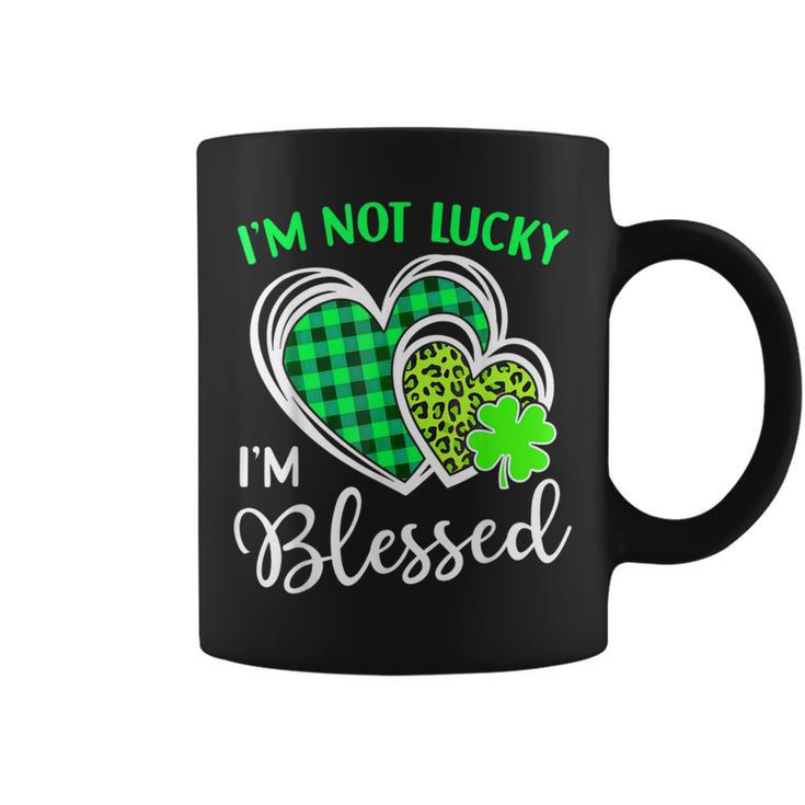 I'm Not Lucky I'm Blessed St Patrick's Day Christian Coffee Mug