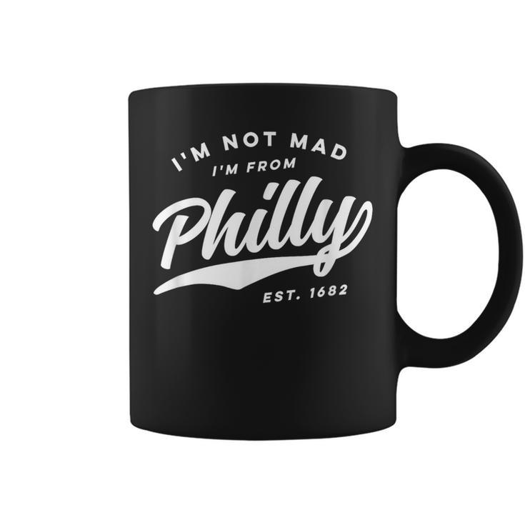 I'm Not Mad I'm From Philly Retro 1970S Philadelphia Vintage Coffee Mug
