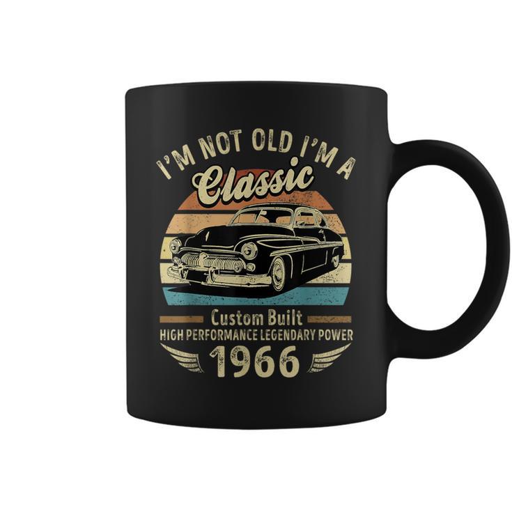 I'm Not Old I'm A Classic Born 1966 Car Graphic Birthday Coffee Mug