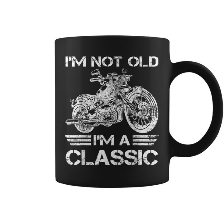 I’M Not Old I’M A Classic Father's Day Vintage Motorbike Dad Coffee Mug