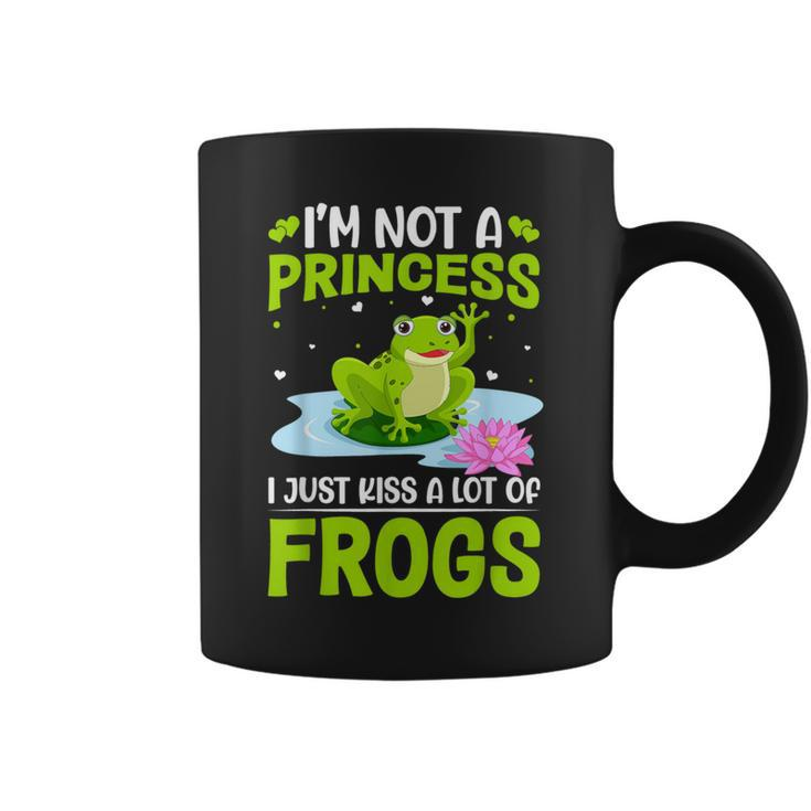 I'm Not A Princess I Just Kiss A Lot Of Frogs Coffee Mug