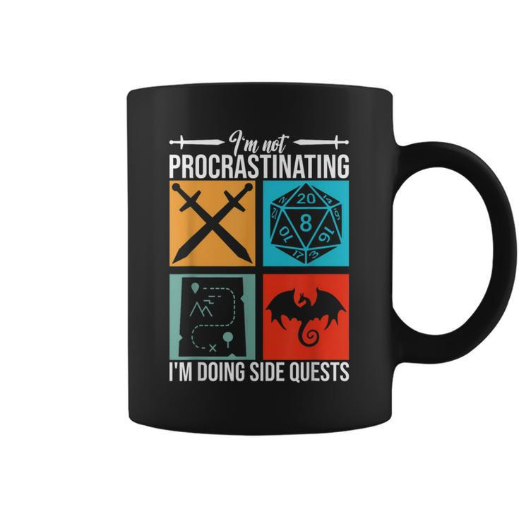 I'm Not Procrastinating I'm Doing Side Quests For Rpg Gamers Coffee Mug