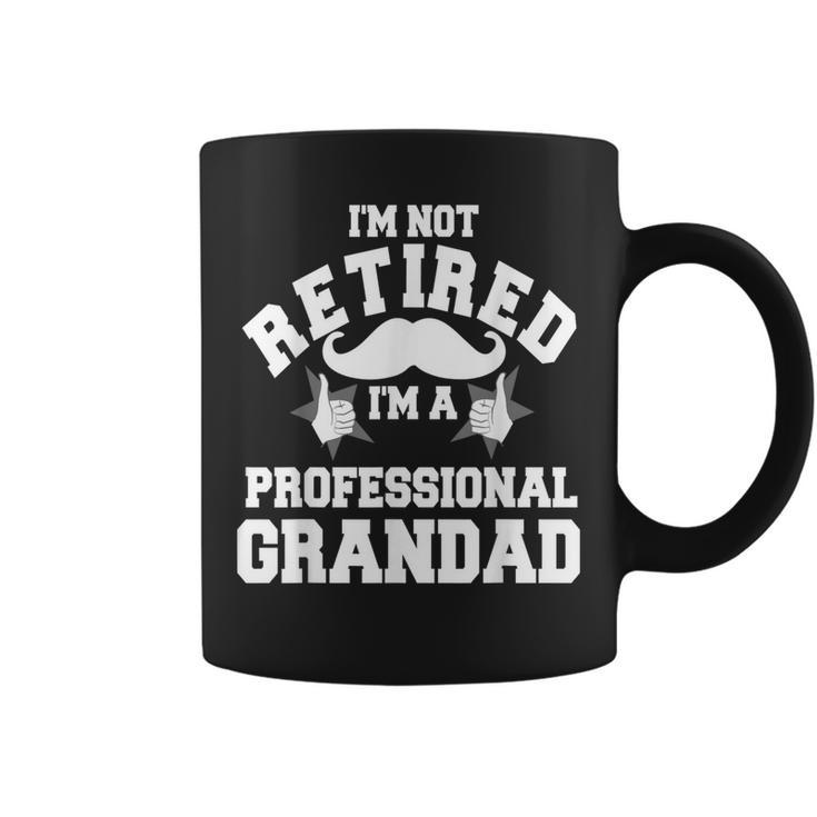 I'm Not Retired A Professional Grandad Fathers Christmas Day Coffee Mug