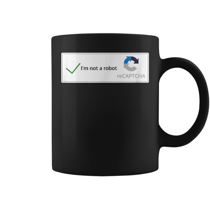 I'm Not A Robot Web Internet Quiz Question Coffee Mug