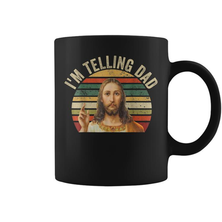 I'm Telling Dad Religious Christian Jesus Meme Coffee Mug