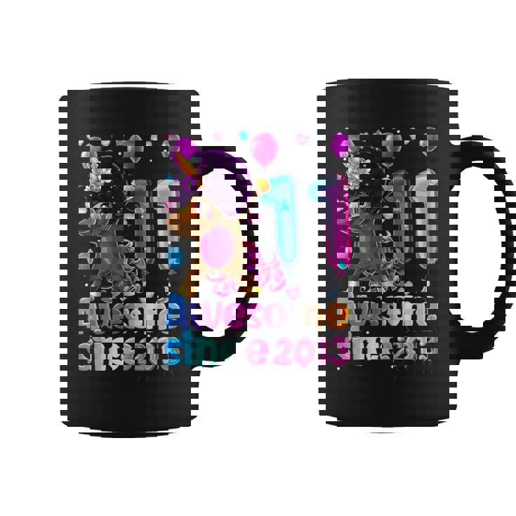 Impresionante Cumpleaños Unicornio Dabbing 11 Años Niña 11 Taza de café