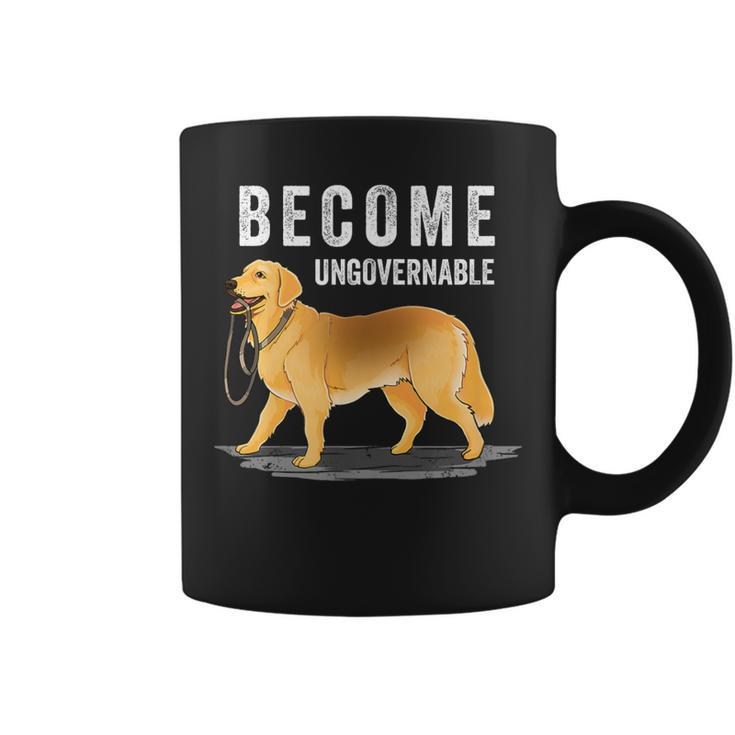 Independent Dog Holding Own Leash Become Ungovernable Coffee Mug