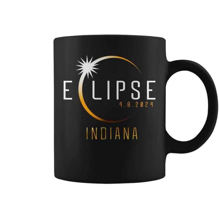 Indiana Total Solar Eclipse 2024 Totality April 8 Women Coffee Mug
